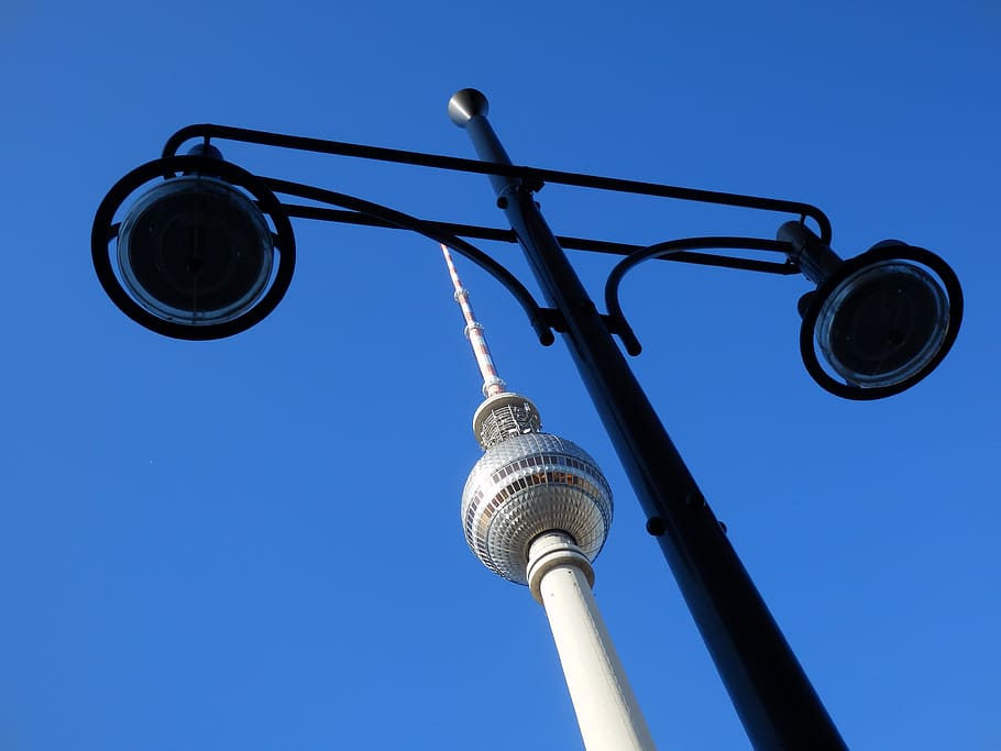 TV Tower on low Angle Photography, architecture, berlin, dome HD wallpaper