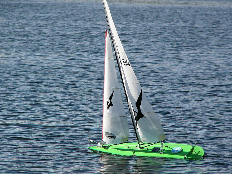Model, Sailing Boat, water, sea, no people, adventure, nautical vessel HD wallpaper