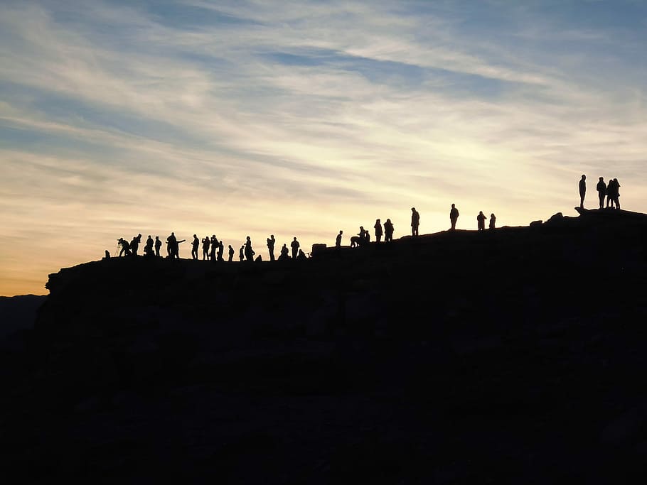 Sunset, Shadow, Lichtspiel, Landscape, abendstimmung, nature HD wallpaper