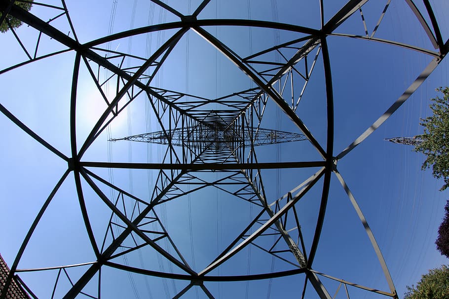 current, mast, wire, energy, line, high voltage, masts, electricity HD wallpaper