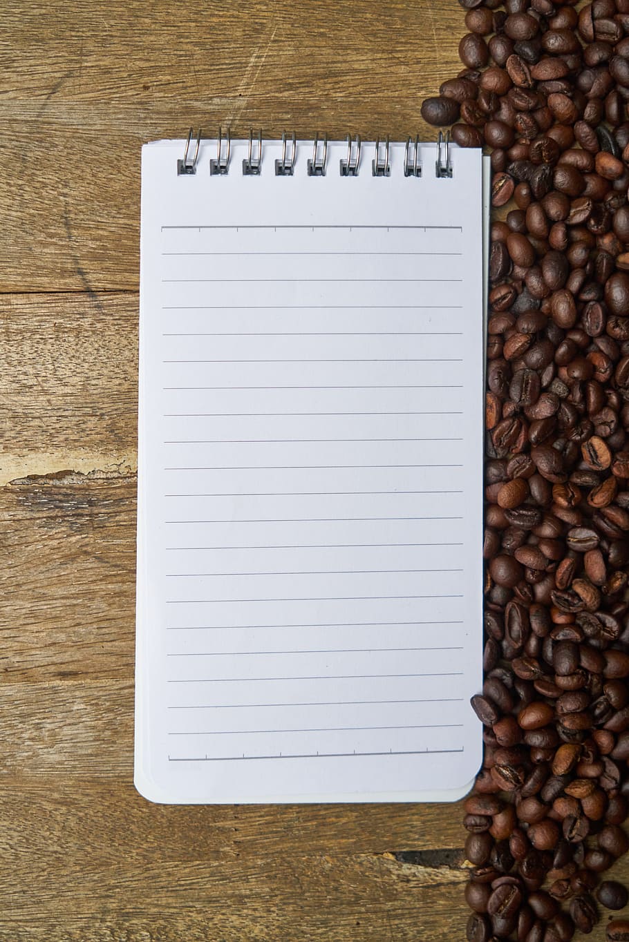 notebook, coffee, course, the work, espresso, coffee bean, kernels, HD wallpaper