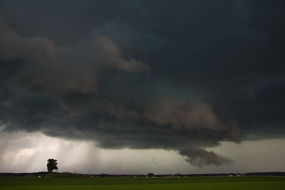 forward, landscape, rain, thunderstorm, weather, storm clouds HD wallpaper