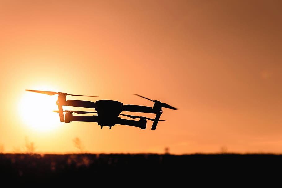 5120x2880px Free Download Hd Wallpaper Silhouette Quadcopter Drone Camera Photography 7976