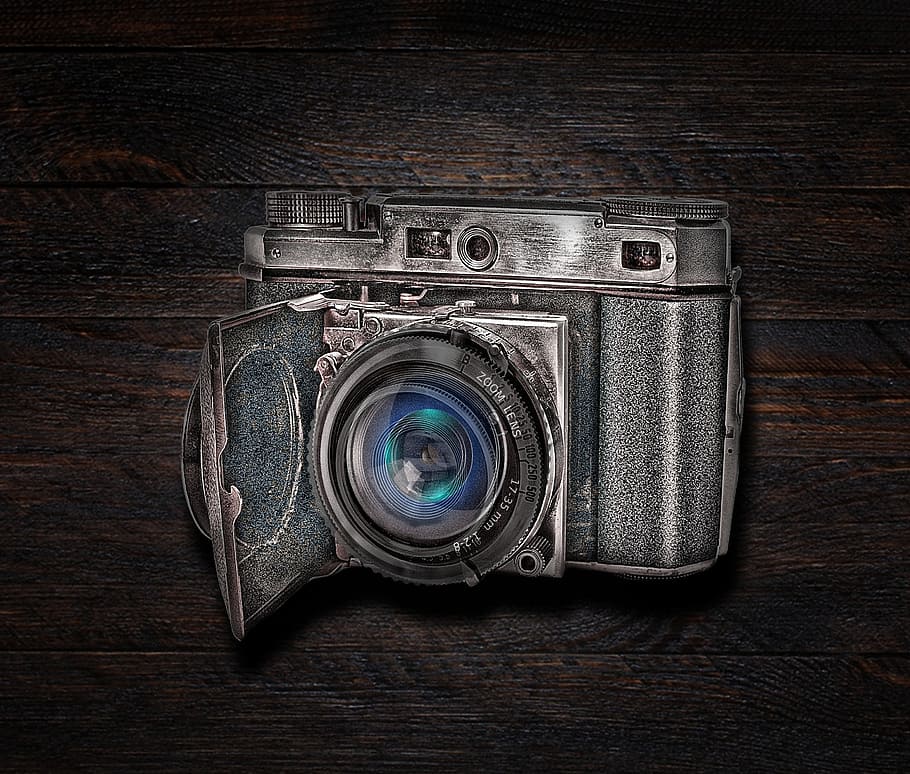 camera, retro, background, lens, photographer, technology, recording HD wallpaper