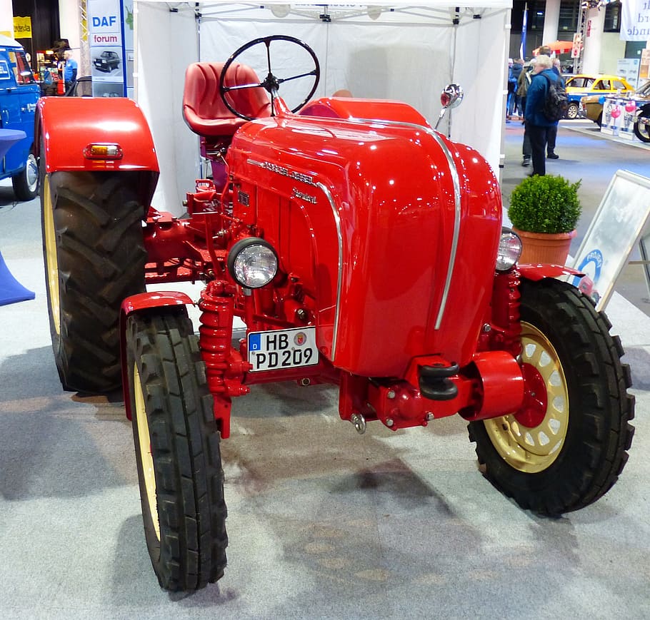 fair, exhibition, oldtimer, tractors, historically, old tractors HD wallpaper