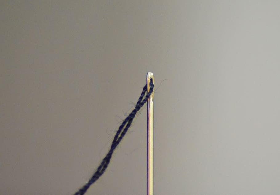 needle, thread, macro, copy space, no people, nature, close-up HD wallpaper