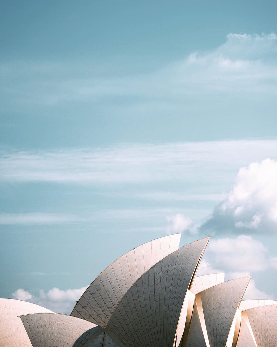 clouds, sky, roof, architecture, structure, landmark, cloud - sky HD wallpaper