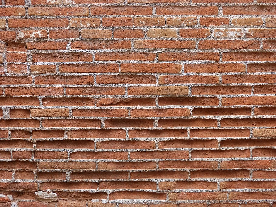 brick, wall, texture, background, worn, full frame, backgrounds HD wallpaper