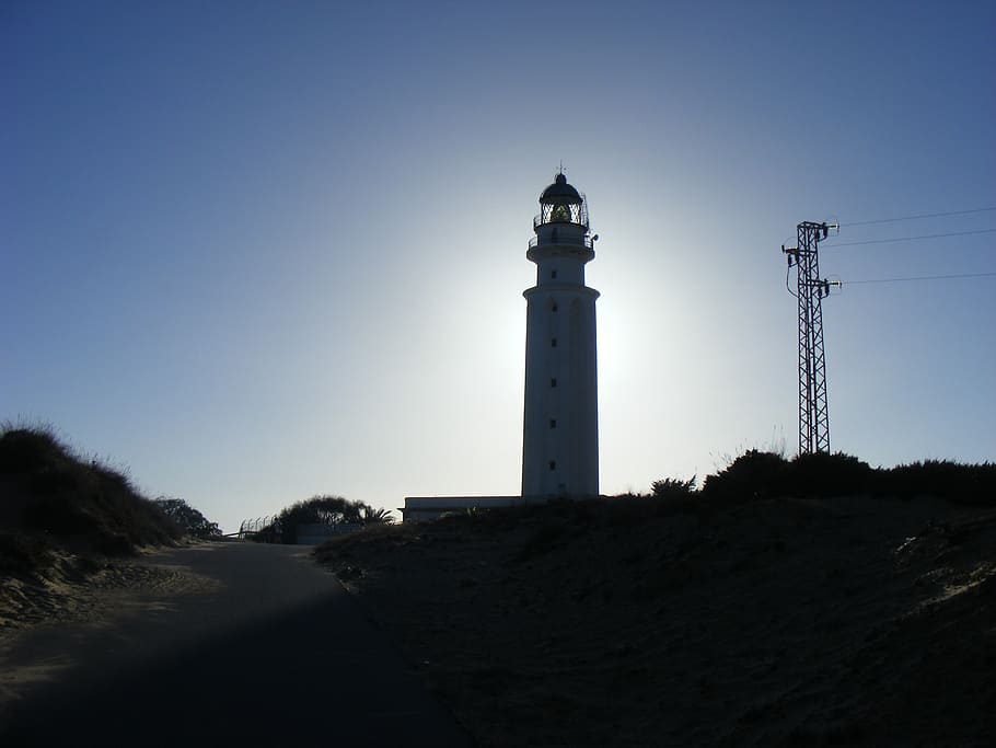 lighthouse, guide, trafalgar, tower, sky, built structure, architecture HD wallpaper