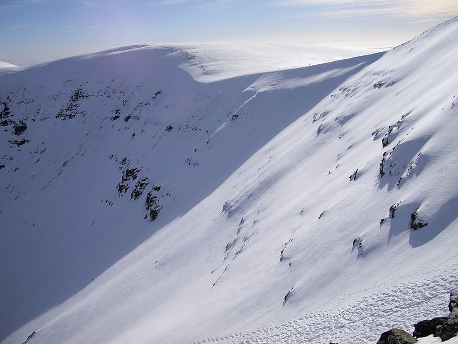 mountain, moncayo, ladle, snow, winter, cold temperature, scenics - nature, HD wallpaper