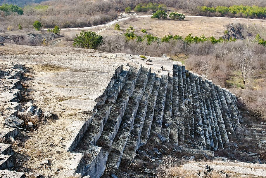 Pyramid, Rocks, Crimea, day, outdoors, no people, nature, landscape HD wallpaper