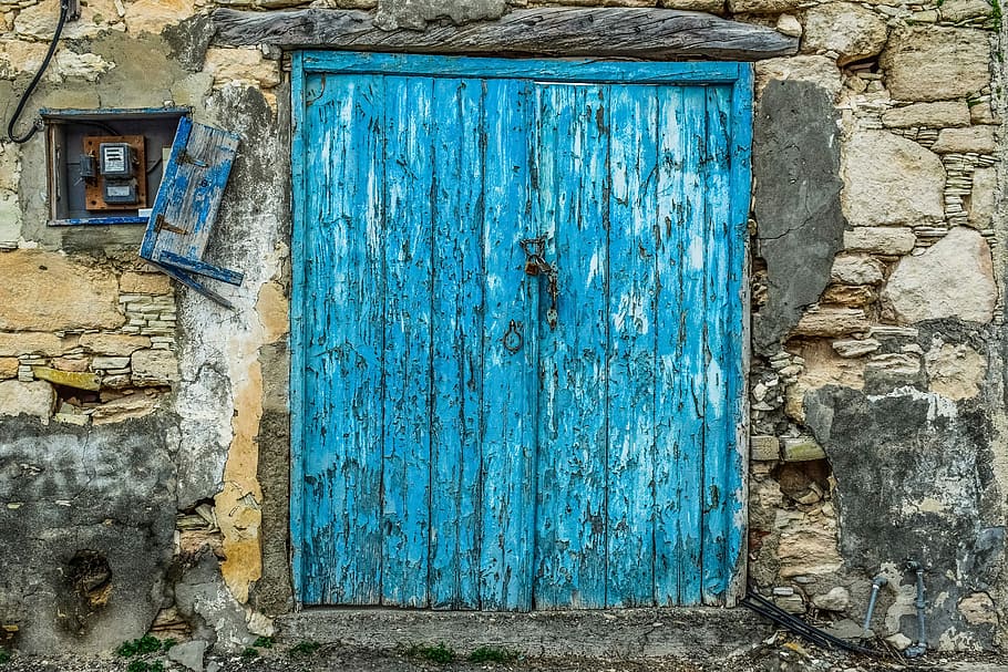 door, old, wooden, wall, entrance, doorway, architecture, traditional