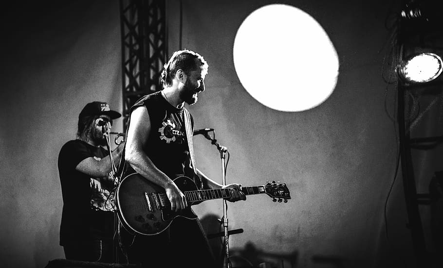 Rack, Background, Music, Music, Performance, concert, guitar HD wallpaper