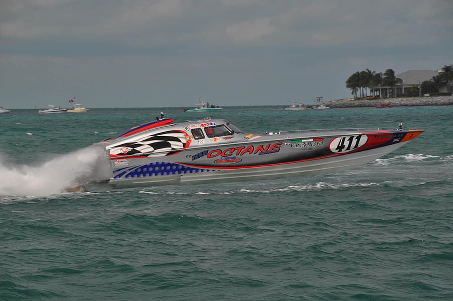 HD wallpaper super boats, key west races, super boat races, sea