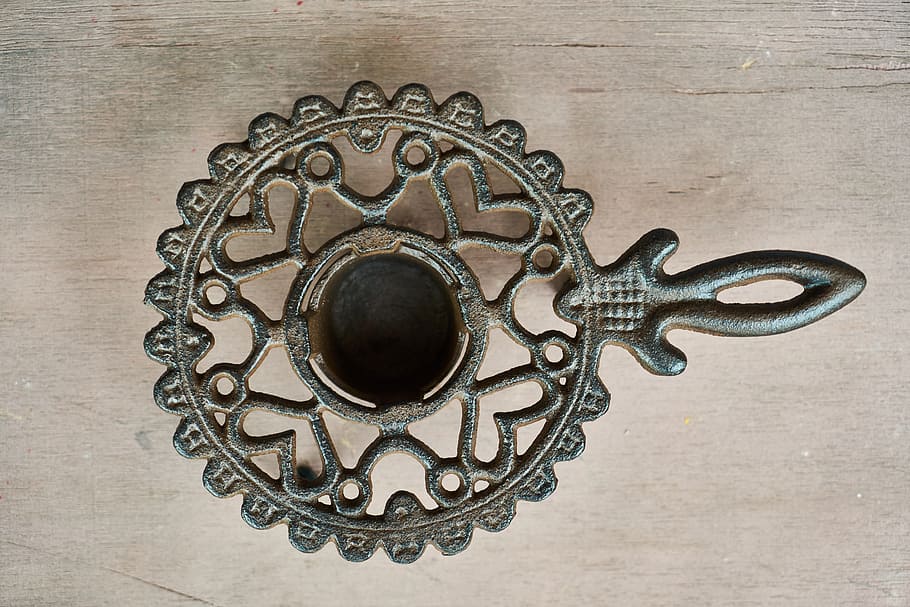 antique, old, candlestick, daniel, heavy, sarmiento, artifact HD wallpaper