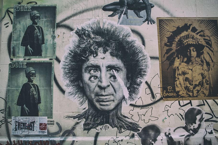 Street art captured in Shoreditch, urban, graffiti, visual Art