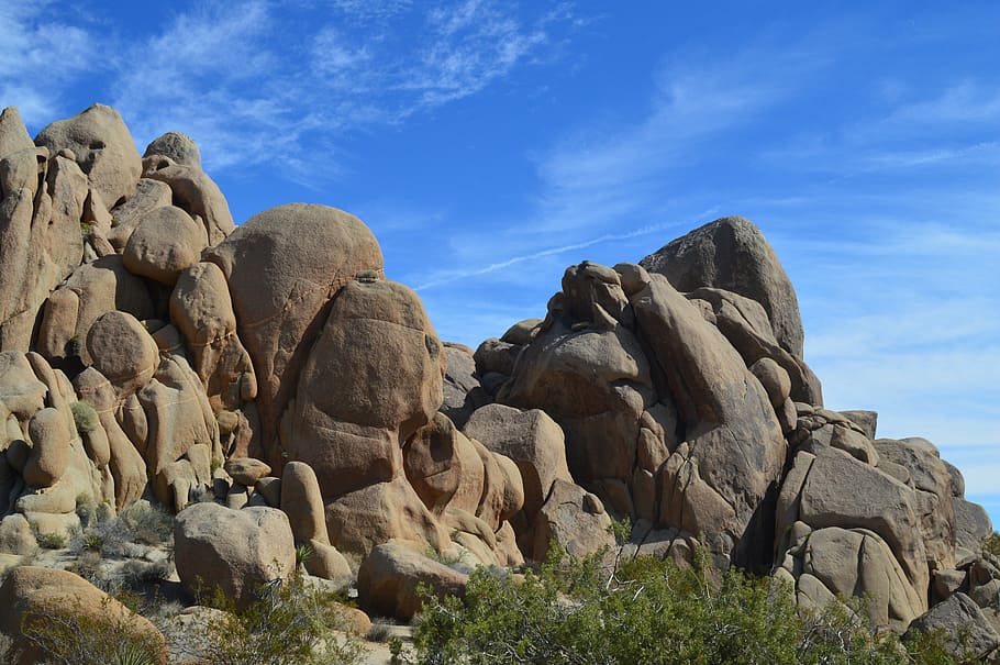 nature, landscape, rocks, rock - Object, solid, sky, no people HD wallpaper