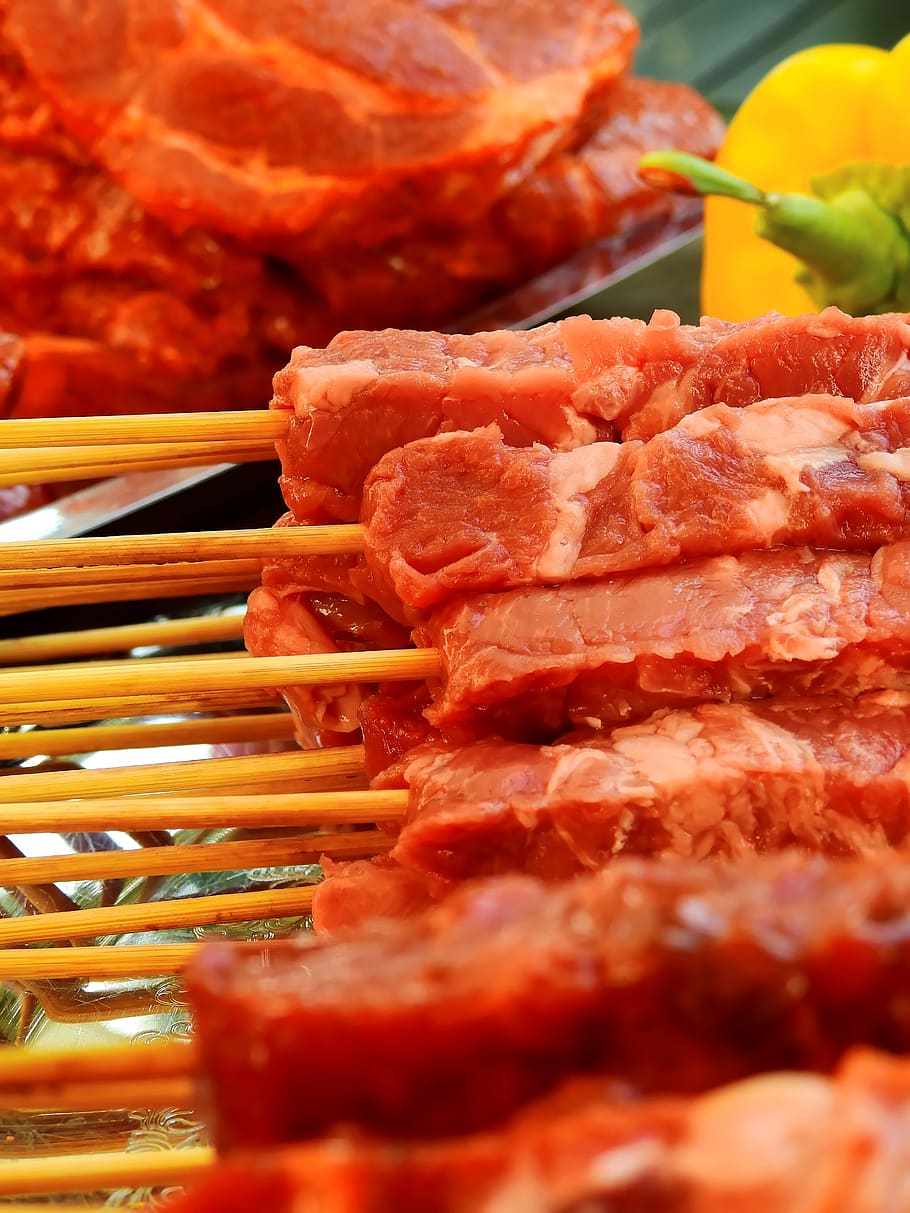 meat, raw, tasty, food, grill, grilled meats, fresh, barbecue, HD wallpaper