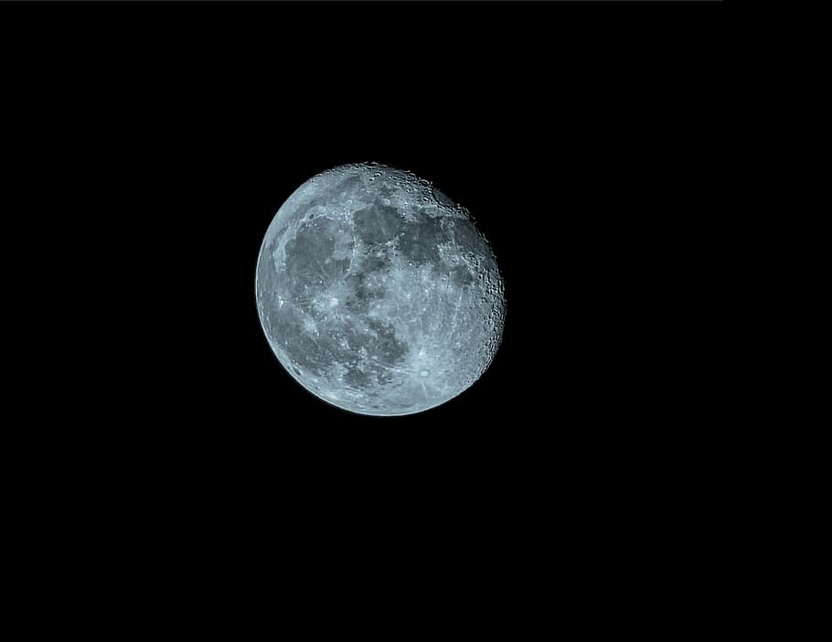 moon, hdr, night, sky, full, astronomy, moon surface, planetary moon HD wallpaper