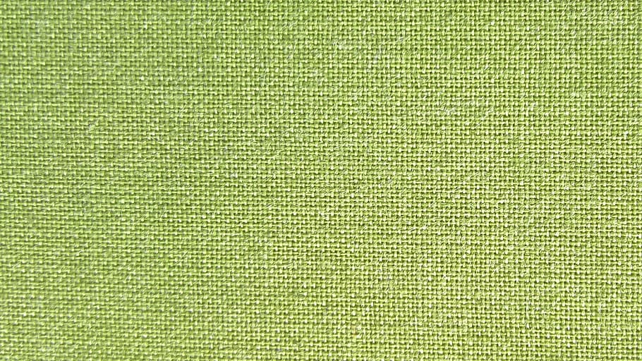 green fabric surface, cotton, canvas, textile, structure, tissue