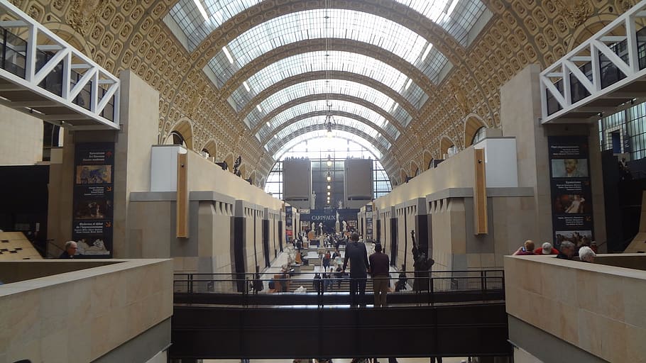 d'orsay, paris, museum, indoors, architecture, built structure HD wallpaper
