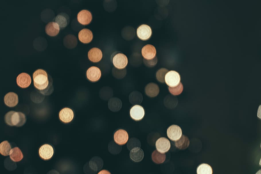 bokeh photography wallpaper, untitled, lights, dark, night, defocused HD wallpaper