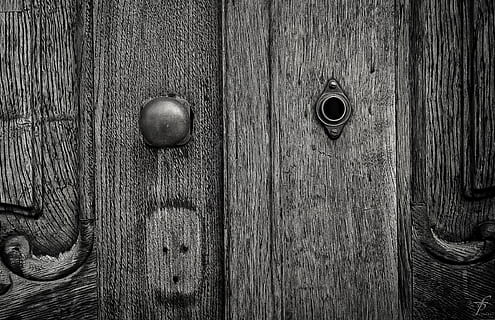 door, keyhole, design, lock, key, doorway, enter, wooden, wood - material HD wallpaper