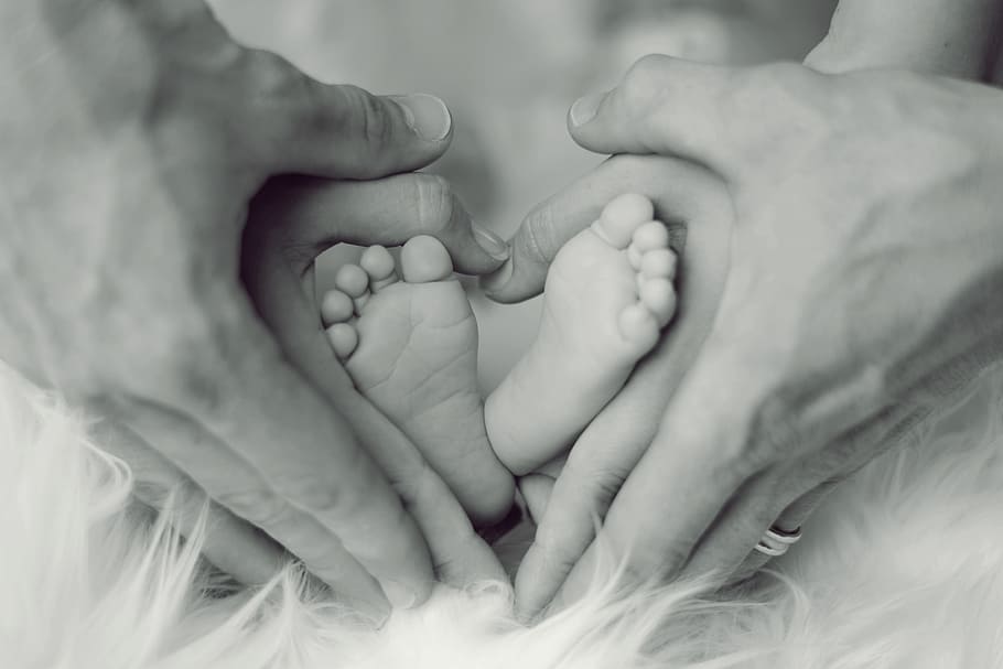 HD wallpaper: man and woman hands, baby, feet, father, mother, small child  | Wallpaper Flare
