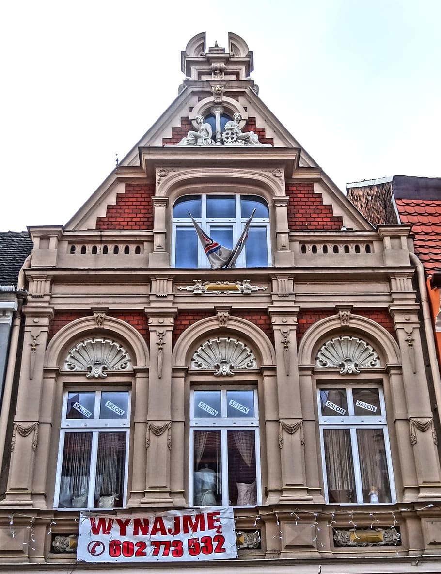 gable, pediment, architecture, facade, exterior, building, roof HD wallpaper