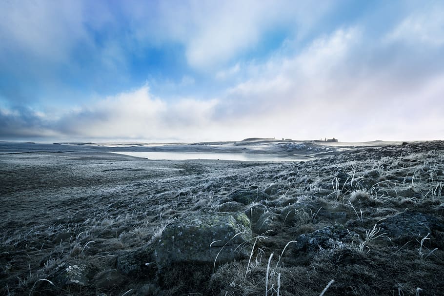 landscape, aubrac, buron, sky, cloud - sky, scenics - nature HD wallpaper