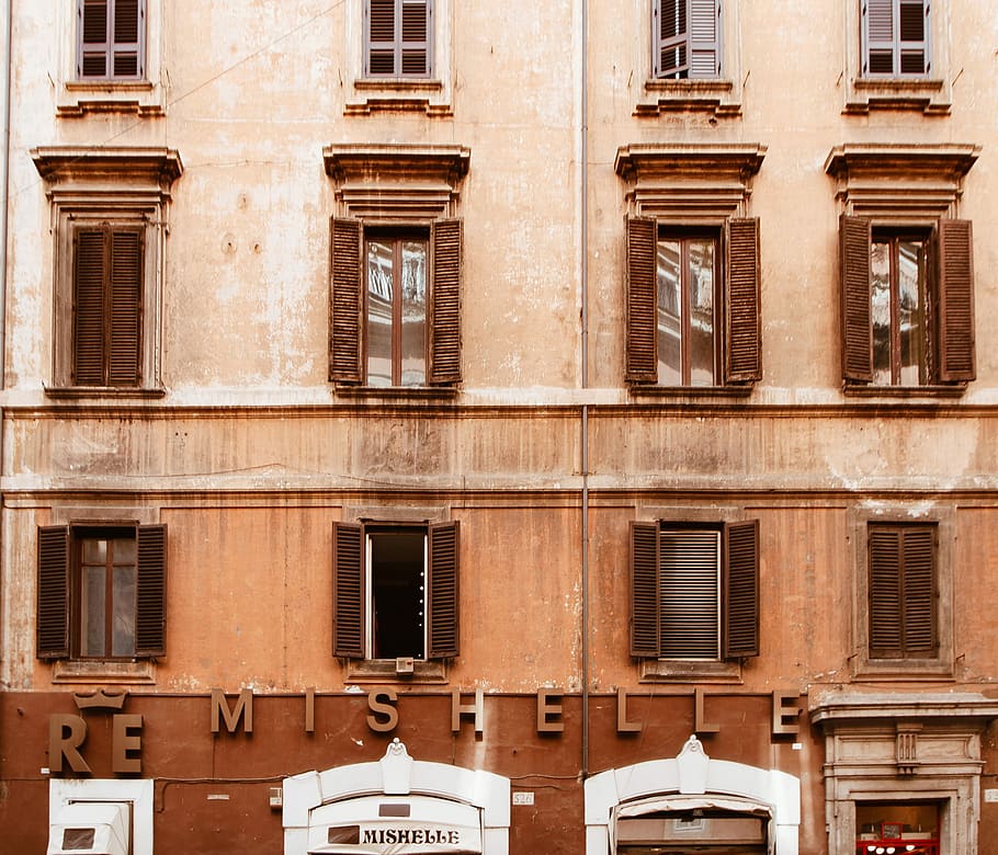 Mishelle apartment-style building, facade of Mishelle building HD wallpaper