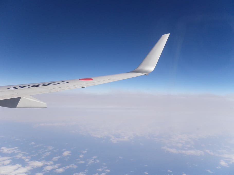 airplane, wings, sky, cloud, air vehicle, flying, transportation HD wallpaper