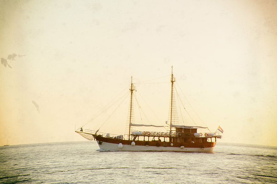 boat, ship, ocean, sea, water, nautical Vessel, sailing Ship HD wallpaper