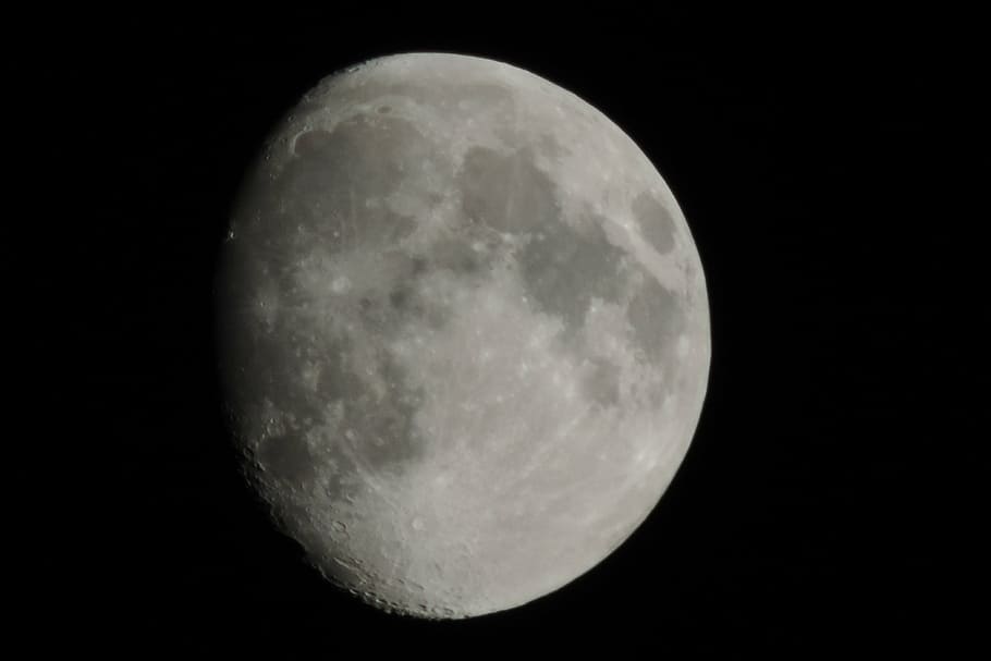 moon, moon at night, moonlight, sky, background, space, astronomy HD wallpaper