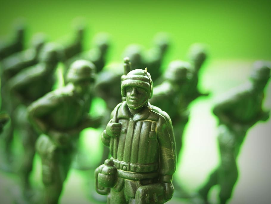 army men toy, Toy, Soldier, Plastic, Action, War, green, guard, HD wallpaper