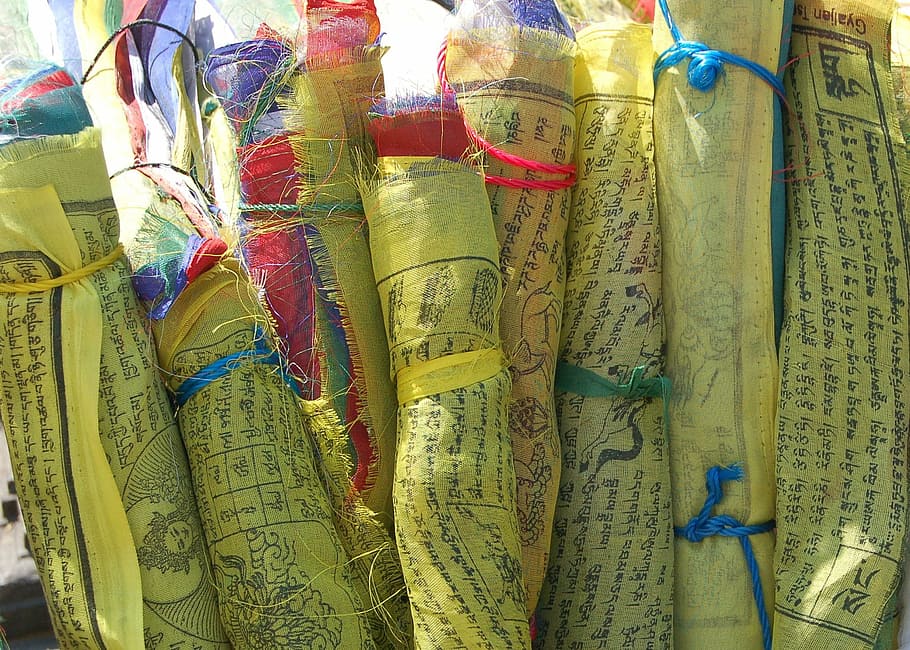 prayer flags, nepal, buddhism, temple, himalaya, colorful, kathmandu HD wallpaper