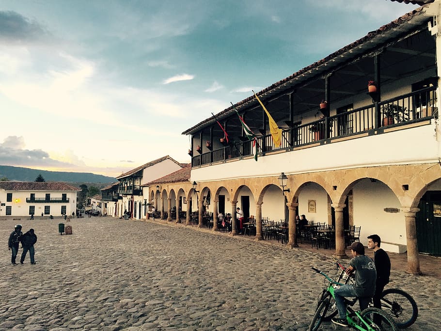 plaza, antigua, city, central, old, architecture, spanish, town, HD wallpaper