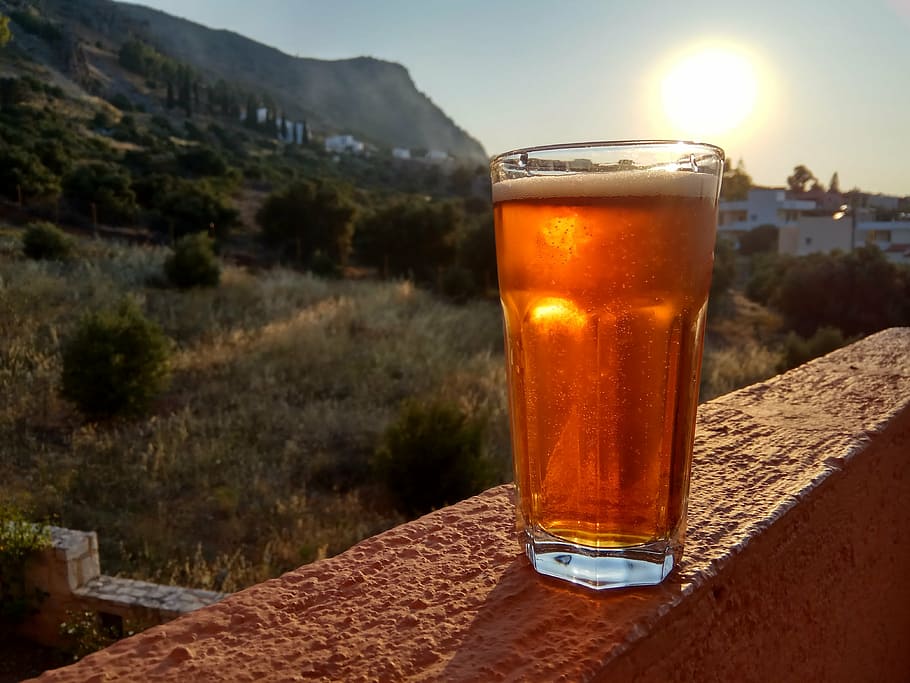 refreshment, beer, ale, lager, alcohol, drink, beverage, golden HD wallpaper