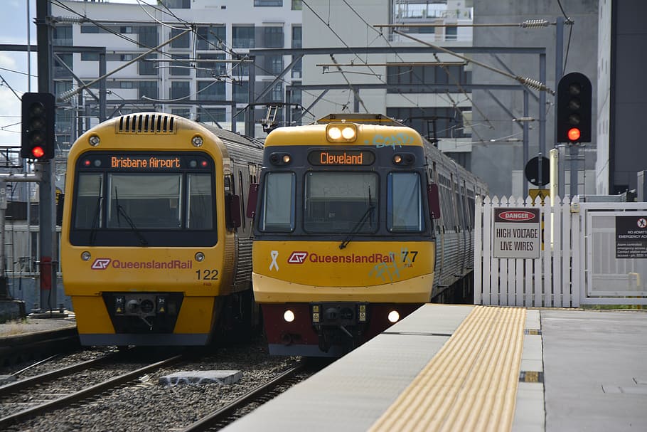 brisbane, rail, train, ipswich, travel, city, traffic, queensland HD wallpaper
