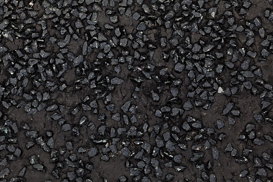 gray gravel lot, asphalt, background, bitumen, black, dark, pattern, HD wallpaper