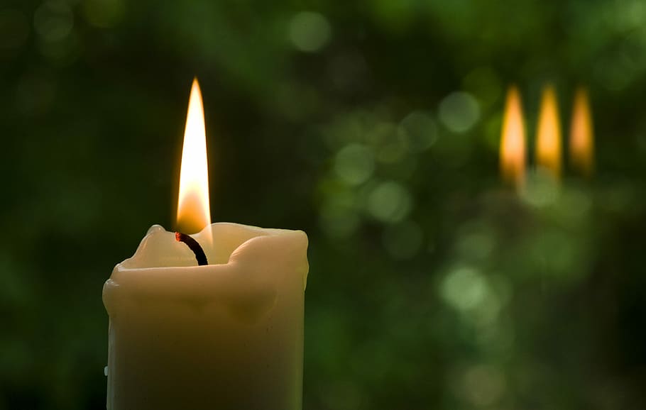 candle, meditation, trinity, the trinity, reflecting, spiritual HD wallpaper