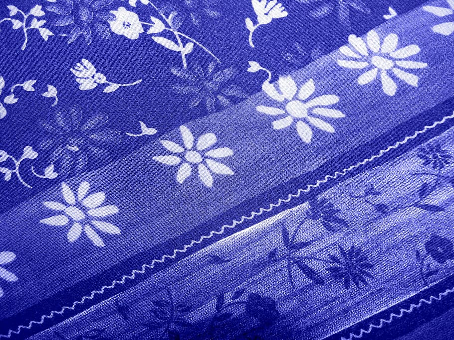 background, fabric, patterns, blue, texture, textile, backdrop HD wallpaper