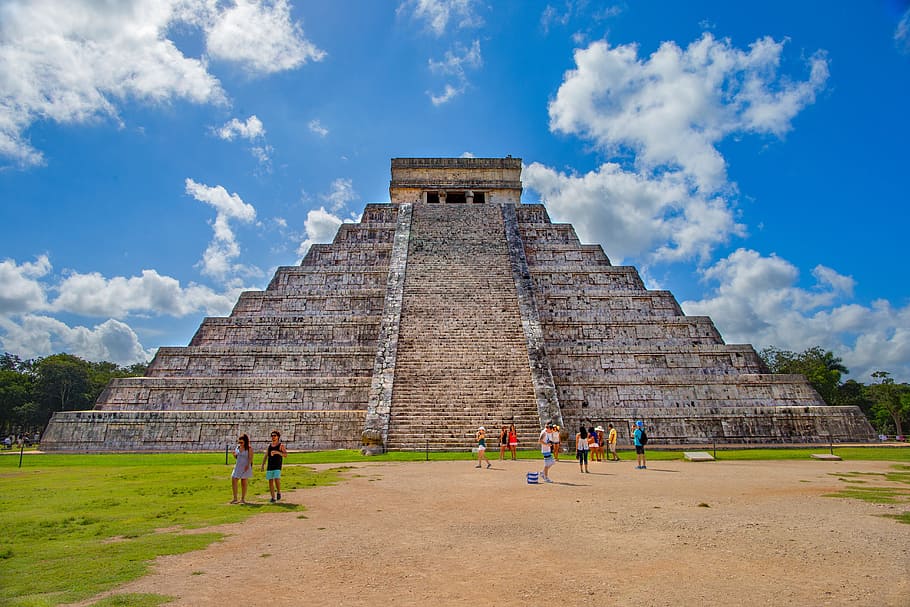 pyramid, kukulcan, chichen itza, mexico, antiquity, the abandoned