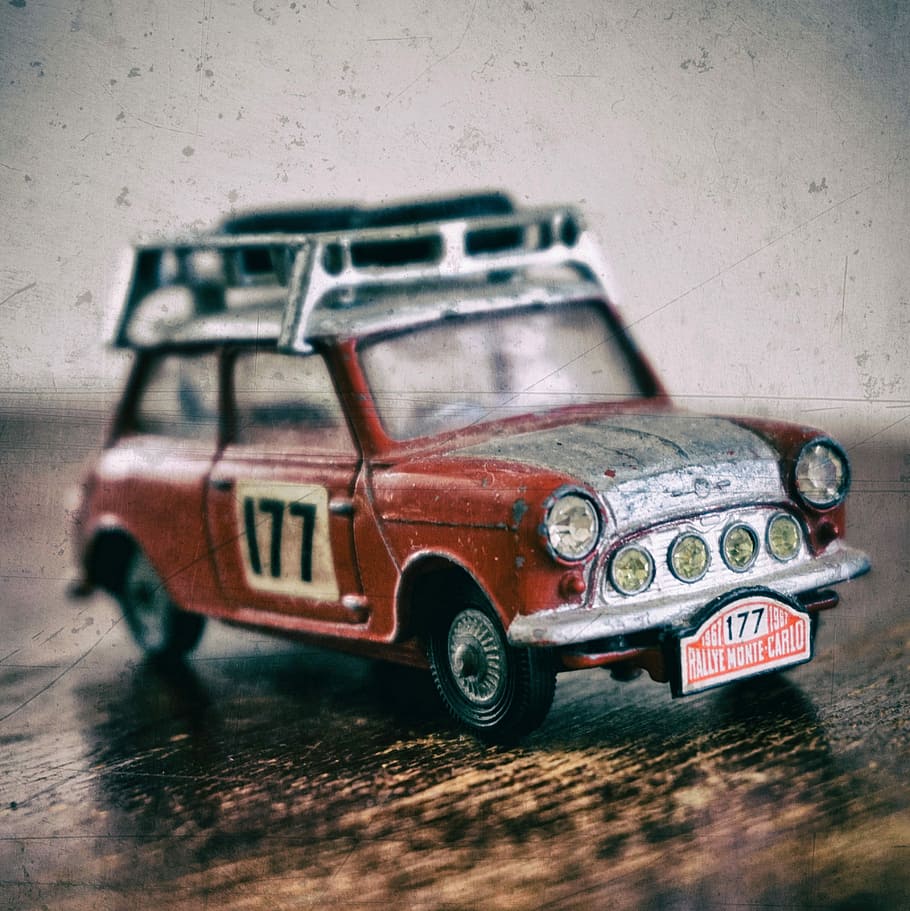 vehicle, auto, transport system, drive, wheel, toy car, mini cooper HD wallpaper