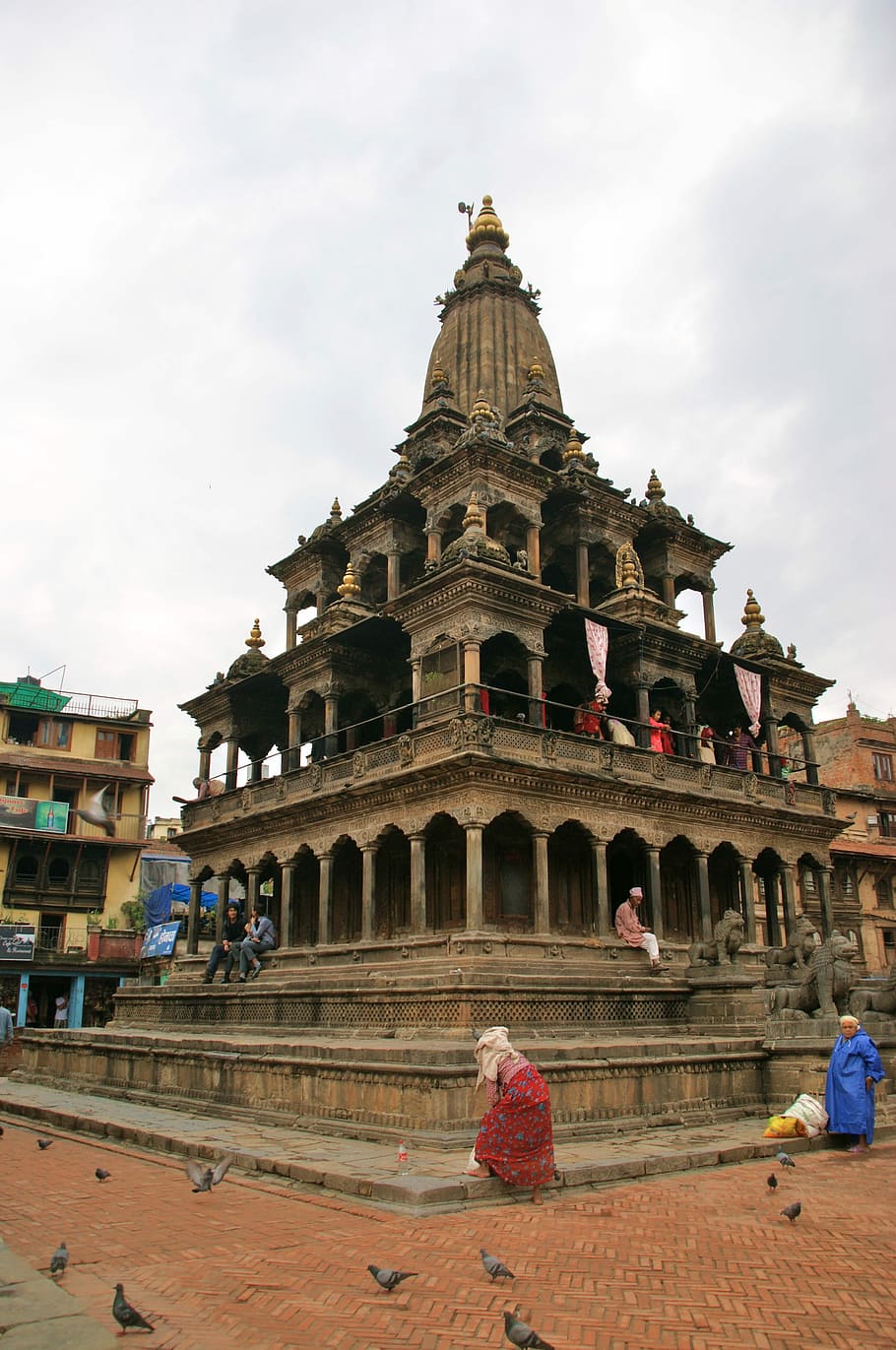 Nepal, Kathmandu, Old Town, Temple, monument, local, town center, HD wallpaper