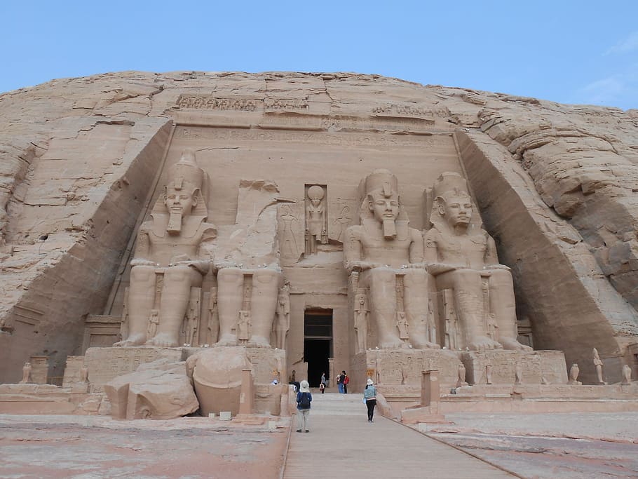 Online crop | HD wallpaper: egypt, ancient monument, huge, architecture ...