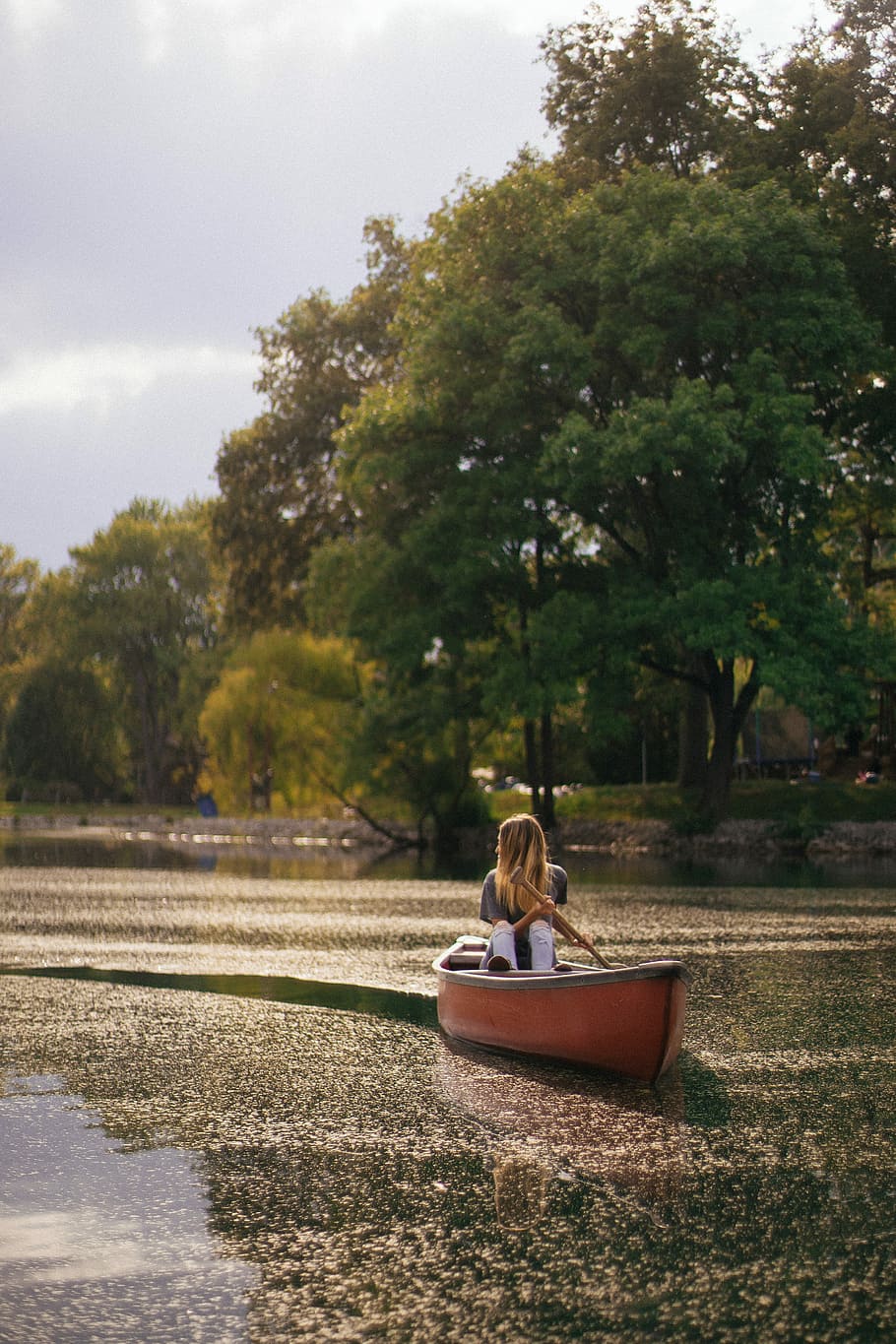 Hd Wallpaper Woman Riding On Boat Woman Riding On Boat On Calm Water At Daytime Wallpaper Flare