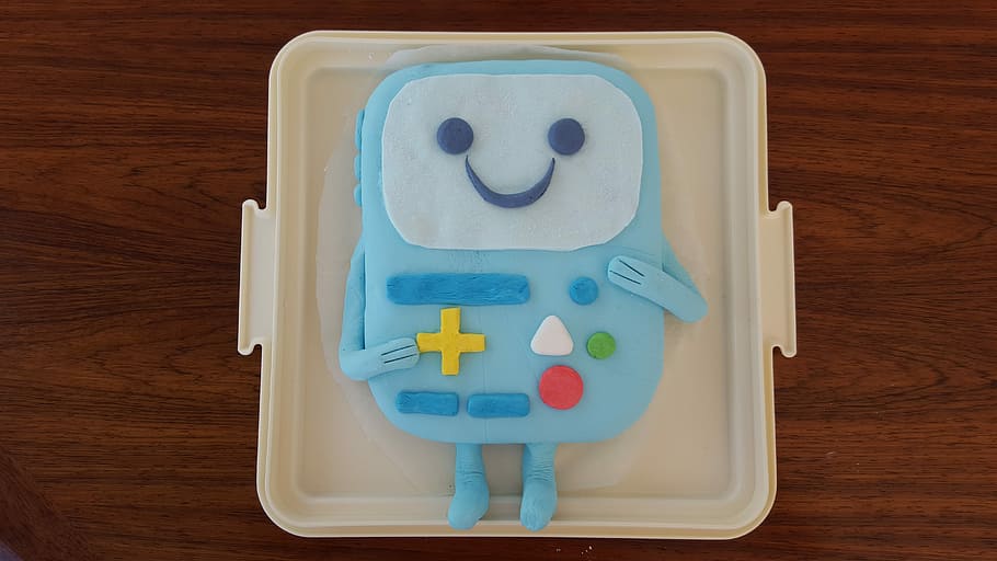 Bmo, Cake, Adventure Time, bmo cake, no people, close-up, indoors HD wallpaper