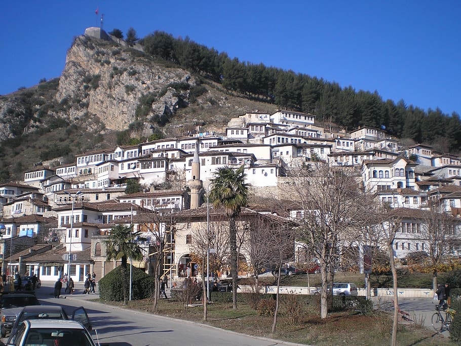Berat, Albania, Castle, Balkan, Europe, kala, mangalem, history