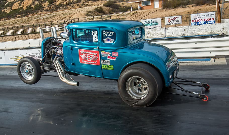 model a, ford, wheelie, transportation, mode of transportation HD wallpaper